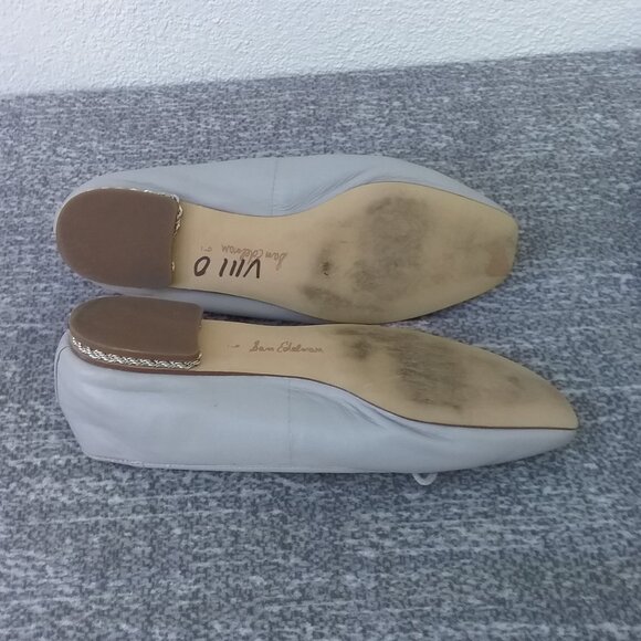 Sam Edelman Shoes Women's 9 Gray High Quality Flats Preppy Classic Chic Ballet - Picture 6 of 9